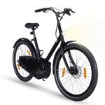 Tilt E1 LITE - India's Finest Electric Bicycle | 45+ km Range | 5 Level Pedal Assist & Throttle | 7.8 Ah Hidden, Removable Battery | 26" Wheels | Ages 14+ (Matte Black, 26 inches, 7.8, Amp Hours)