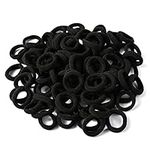 PROUSKY 100 Pieces Black Hair Bands, Hair Ties for Women, Hair Bands, Hair Bobbles, Hair Band, Hair Ties, Hair Bands For Men, Hairbands Women, Elastic Hair Bands, Hair Bands for Girls, Mens Hair Band