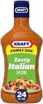 Kraft Zesty Italian Dressing, 24 fl oz Bottle