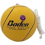 Baden School Quality 100% Soft-Touch Tetherball Ball and Rope, Yellow