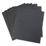 Sarrah 800 Grit Wet Dry Waterproof Sandpaper, 9x11, Black -10 Pcs