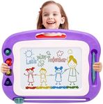 Magnetic Drawing Board Toddler Toys for Boys Girls, 17 Inch Magna Erasable Doodle Board for Kids Colorful Etch Education Sketch Doodle Pad Toddler Toys for Age 3 4 5 6 7 Year Old boy Girl
