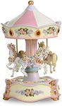 THE SAN FRANCISCO MUSIC BOX COMPANY Classic Horse Musical Carousel