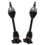 AutoShack Front CV Axle Drive Shaft Neoprene Boots Pair of 2 Replacement for Chevrolet Silverado 1500 Tahoe Avalanche Suburban 1500 GMC Sierra 1500 Yukon XL Cadillac Escalade 4WD DSK052052