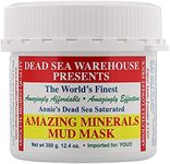 Dead Sea Warehouse – Amazing Minerals Mud Mask – 12.4 OZ – Dead Sea Mud Cleansing Mask – Mineral Rich – Helps Exfoliate & Nourish Skin – 2-Pack