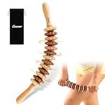 Wood Massage Roller, Wooden Therapy Tool Massage Sticks Relax Tight Muscles for Leg, Maderoterapia Kit Colombiana for Lymphatic Drainage, Anti Cellulite, Body Sculpting, Skin Smoothing, Beech