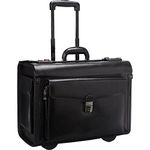 Mancini 90459-Bk Wheeled Catalog Case, Black, International Carry-On