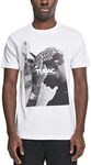 Mister Tee Herren T Shirt Kurzarm 2Pac F*ck The World, White, M, MT315-00220-0046