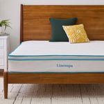 LINENSPA 10 Inch Memory Foam and Innerspring Hybrid Mattress – Twin XL Mattress – Bed in a Box – Medium Firm Mattress