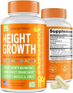 KTD BIOLABS Height Growth Maximizer - Natural Height Booster Teen Vitamins - Made in USA - Growth Pills to Reach Peak Height & Grow Taller at Any Age - Height Increase Pills for Adults & Kids Growth