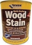 Everbuild Satin Wood Stain – Indoor And Outdoor Use – Weatherproof – UV-Resistant – Quick Drying – Solvent Free – Rosewood – 250ml