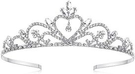 Lovelyshop Princess Rhinestone Wedding Tiara -Silver