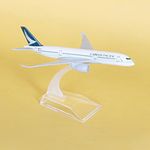 Kartique Aeroplane Cathay Pacific Take Off Model Die Cast Metal Replica Collection for Gift to Aviation Enthusiasts