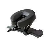 oiakus Massage Table Face Cradle Cushion, Home Mattress Top Massage Kit, Adjustable Headrest & Face, Lightweight Aluminum Face Cradle for Massage Chair