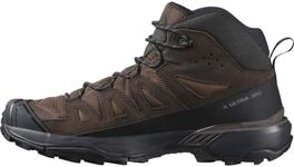 Salomon Men's X Ultra 360 Leather Mid Gore-Tex Walking Shoe, Dark Earth/Delicioso/Castlerock, 9 UK