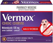 Vermox Choc Chews 6 Treatments