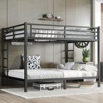 Queen Over Queen Bunk Bed for Adult