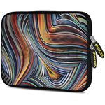 Amzer 10.5" Designer Neoprene Sleeve Case Pouch for Tablet, eBook and Netbook-Vortex Lines (AMZ5178105)