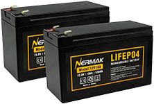 NERMAK 2 Pack 12V 10Ah Lithium Ion 