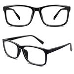 CGID CN12 Fake Glasses Women Men Casual Fashion Square Clear Lens Glasses 100% UV400 Protection