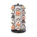 Starfrit Coffee Pod Capsule Carousel - Holds up to 35 Keurig K-Cups Pods - Spins 360-Degrees - Lazy Susan Platform - Black