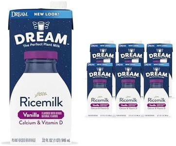 Rice Dream Rice Milk Drink, Enriched Vanilla, Calcium & Vitamin D, Vegan Dairy Alternative, Lactose Free, Shelf Stable, 32oz (Pack of 6)