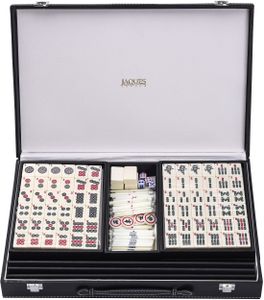 Jaques of London Mahjong Set – Classic Tile Game with Case