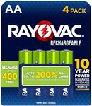 Rayovac LD715-4OP GEN Precharged NiMH AA Card Batteries, 4-Pack