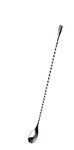 Dynore Teardrop Twisted Design Bar Spoon (Stainless Steel),32 Centimeter