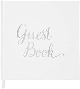 Your Perfect Day Wedding Guest Book - Elegant Guest Book Weddings Reception, Baby Shower, Polaroid Guest Book for Wedding, Birthdays & Special Events - Blank Pages No Lines for Wedding Sign in and Photos (Silver)