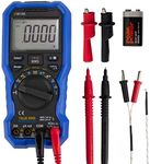 OWON OW18E Bluetooth Digital Multimeter 20000 Counts Ohmmeter Auto-ranging Tester, Voltmeter with Backlight LCD Test Leads,Portable Multi Testers Measures Current Resistance,T-Rms NCV Data Logger