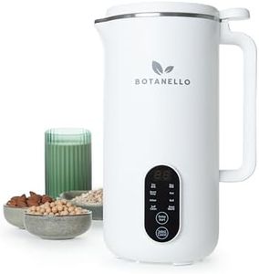 Botanello Plant-Based Vegan Milk Maker Machine - Perfect for Nut, Oat, Soy, Rice, Almond Milk, 560ml, White (Australian Model)