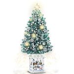 Thomas Kinkade Festival of Lights Tabletop Christmas Tree by The Bradford Exchange