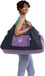 JoYnWell Extra Large Yoga Bag for mat, Yoga Blocks, Yoga Bolster Pillow, with Full Zipper, 3 Zip Pockets, Sewn-in Mat Straps and Water Bottle Holder