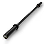 LIONSCOOL 4ft Black E-Coated Training Bar (500lb Weight Capacity)