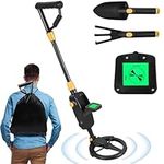 HIERTAOP Metal Detector, Lightweight Gold and Silver Finder, Professional Higher Accuracy Treasure Finder Metal Detecting Tool Kit with Sound and LCD Display, Adjustable Sensitivity and Volume