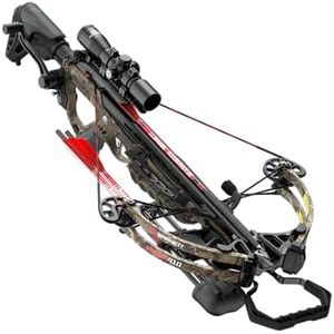 Barnett Stalker 410 Crossbow with Installed CCD, 410FPS, 4x32 Multi Reticle Scope, 2 Headhunter Arrows, with Stealth Kit.