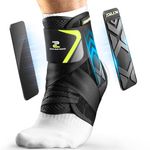 ZOELION Quick Lace Up Ankle Brace with Side Stabilizing Pads, Slim Fit Ankle Support Brace, Adjustable & Breathable Ankle Support for Men Women, Ankle Stabilizer for Sprain,Injury Recovery, Sports,XS