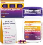 TIME-CAP LABS, INC. Timely Esomeprazole Acid Reducer 42 Capsules - Compared to Nexium 24HR - Delayed Release Esomeprazole Magnesium 20mg - Heartburn Medicine for 24hr Relief and Acid Reflux Control