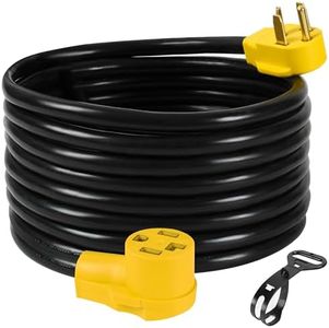 25 Feet 30 Amp 4 Prong 10 Gauge NEMA 14-30P to 14-30R 125V/250V Dryer and EV Extension Cord