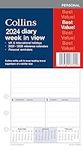 Collins 2024 Dayplanner Organiser Diary Organiser Refill Pad - Personal - Week to View - 2024 Weekly Planner Refill