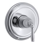 Kohler TS397-4-CP Devonshire(R) Rite-Temp(R) Valve Trim with Lever Handle, Polished Chrome, 10.25 x 7.25 x 7.25