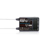 Radiolink 2.4Ghz R8FG 8 Channels Gyro Receiver with Voltage Telemetry Long Range Control, Water-splash RX for RC Crawler Car Boat Radio Controller System RC8X RC4GS v2/RC6GS v2/RC4GS v3/RC6GS v3