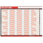 2025 Wall Planner A1 Large 85cm X 58cm Laminated 2025 Wall Calendar 2025 Year Planner With Stickers And Dry Wipe Pen