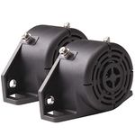 2Pcs Car Reversing Horn Truck Backup Alarm 105DB 12/48V Beeper Warning Alarm Waterproof Buzzer Siren for Heavy Equipment Truck Lorry