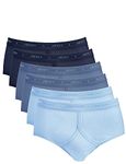 Men's | Jockey Y-Front Cotton Briefs Multi Pack Of 6 Underwear | Blue