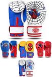 Kids Boxing Gloves 6oz (White/Blue,