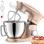 Facelle Stand Mixer, 8.5 Qt Mixers for Baking 660W 6+P Speed Tilt-Head Kitchen Mixer with Dough Hook Whisk Beater Splash Guard Mixing Bowl for Bread Cakes Cookie Pizza Salad Egg