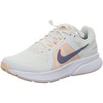 Nike Women's Stroke Running Shoe, White/Pink, 9.5