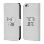Custom Customised Personalised Custom Photo Leather Book Wallet Case Cover Compatible With Apple iPhone 6 / iPhone 6s